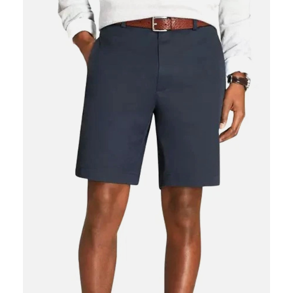 BROOKS BROTHERS Men's 7" Chino Shorts Size 40 Navy Blue Flat Front NWT