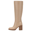 Vince Camuto Womens Gibi Knee High Boots Size 10 M WIDE CALF Beige Leather NIB