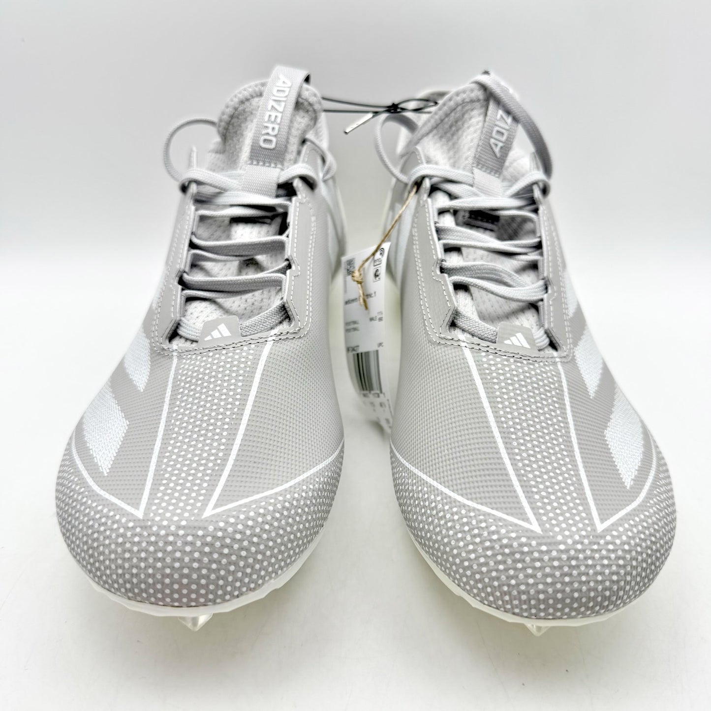 Adidas Mens Adizero Electric 1 Football Cleats US 12 Grey White Athletic NIB