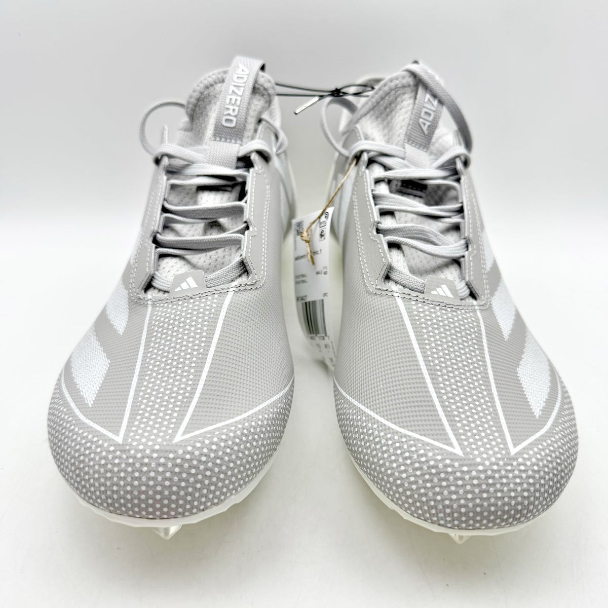 Adidas Mens Adizero Electric 1 Football Cleats Size 12 Grey White Athletic NIB