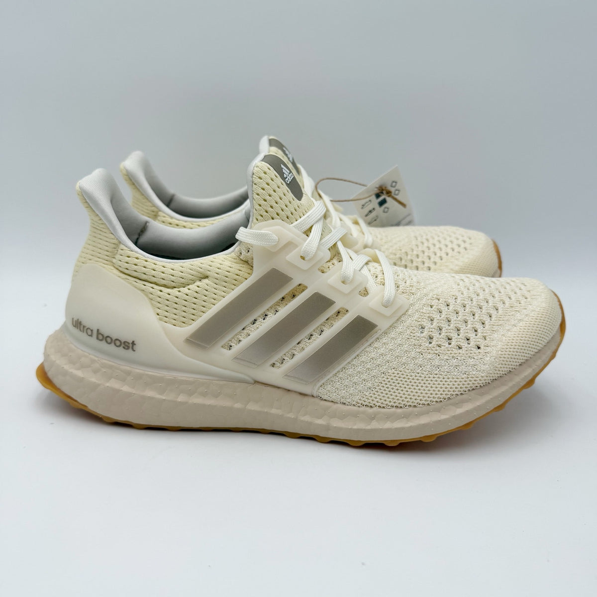 Adidas Womens Ultraboost 1.0 Running Shoes Size 8 Off White Athletic NWT