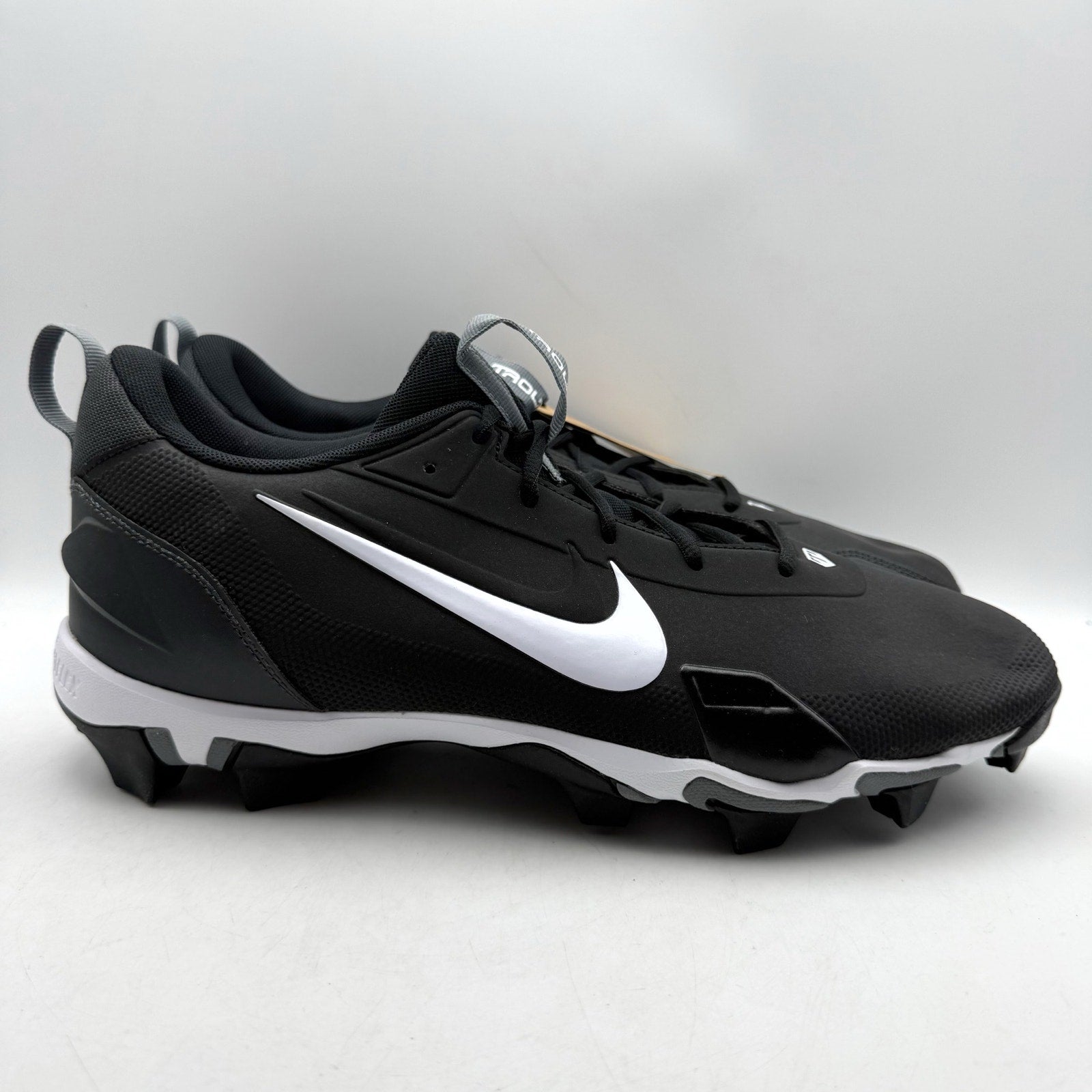 Nike Mens Force Trout 9 Keystone Baseball Cleats US 10.5 Black White FB9728 NWOB