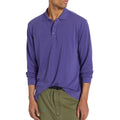 OUTDOOR VOICES Men's Birdie Long Sleeve Polo Shirt XXS Purple DriRELEASE NWT