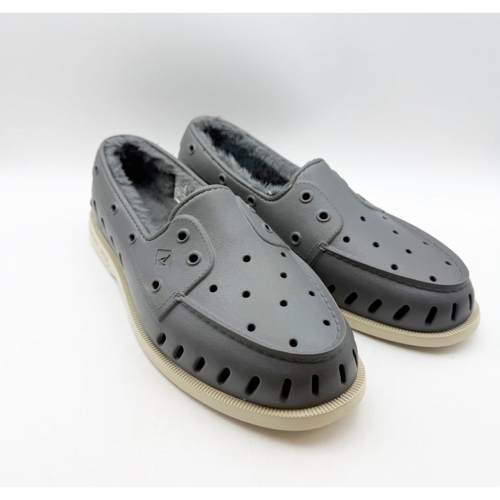 SPERRY Mens Original Float Cozy Boat Shoes Size 11 EU 44.5 Grey EVA NWOB