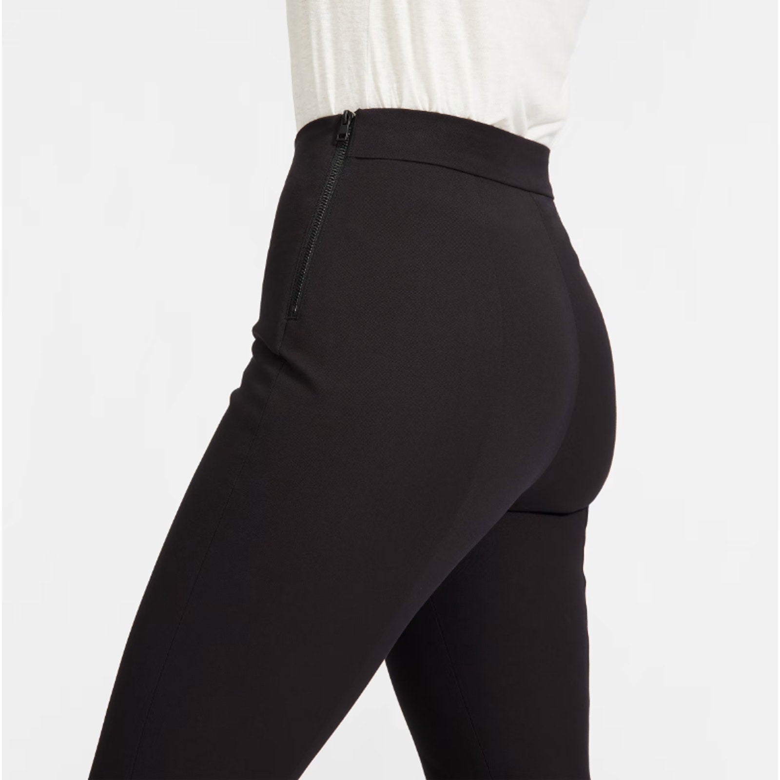 EVERLANE Women's The Curvy Side-Zip Work Pant Sz 6 Stretch Cotton Black NWT
