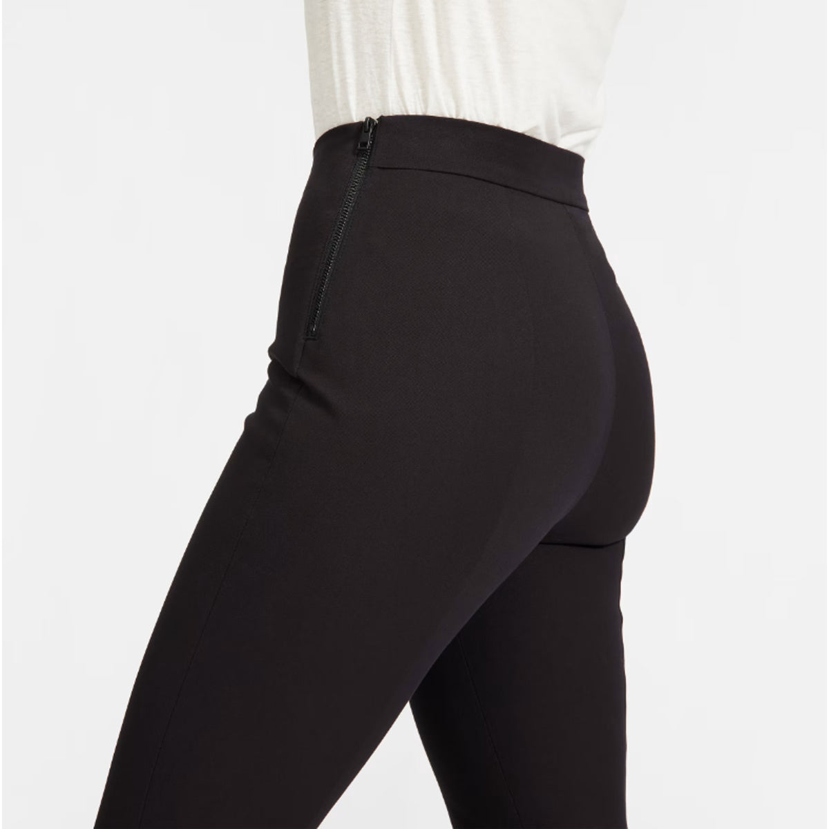 EVERLANE Women's The Curvy Side-Zip Work Pant Size 6 Stretch Cotton Black NWT