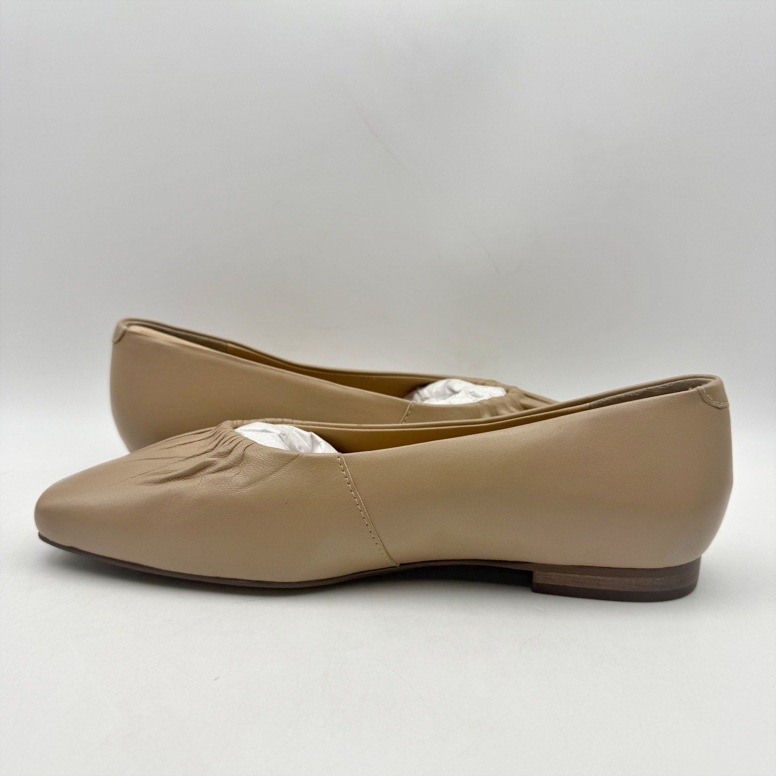 Seychelles Womens Little Things Flats US 7.5 EU 38 Beige Tan Leather NWOB