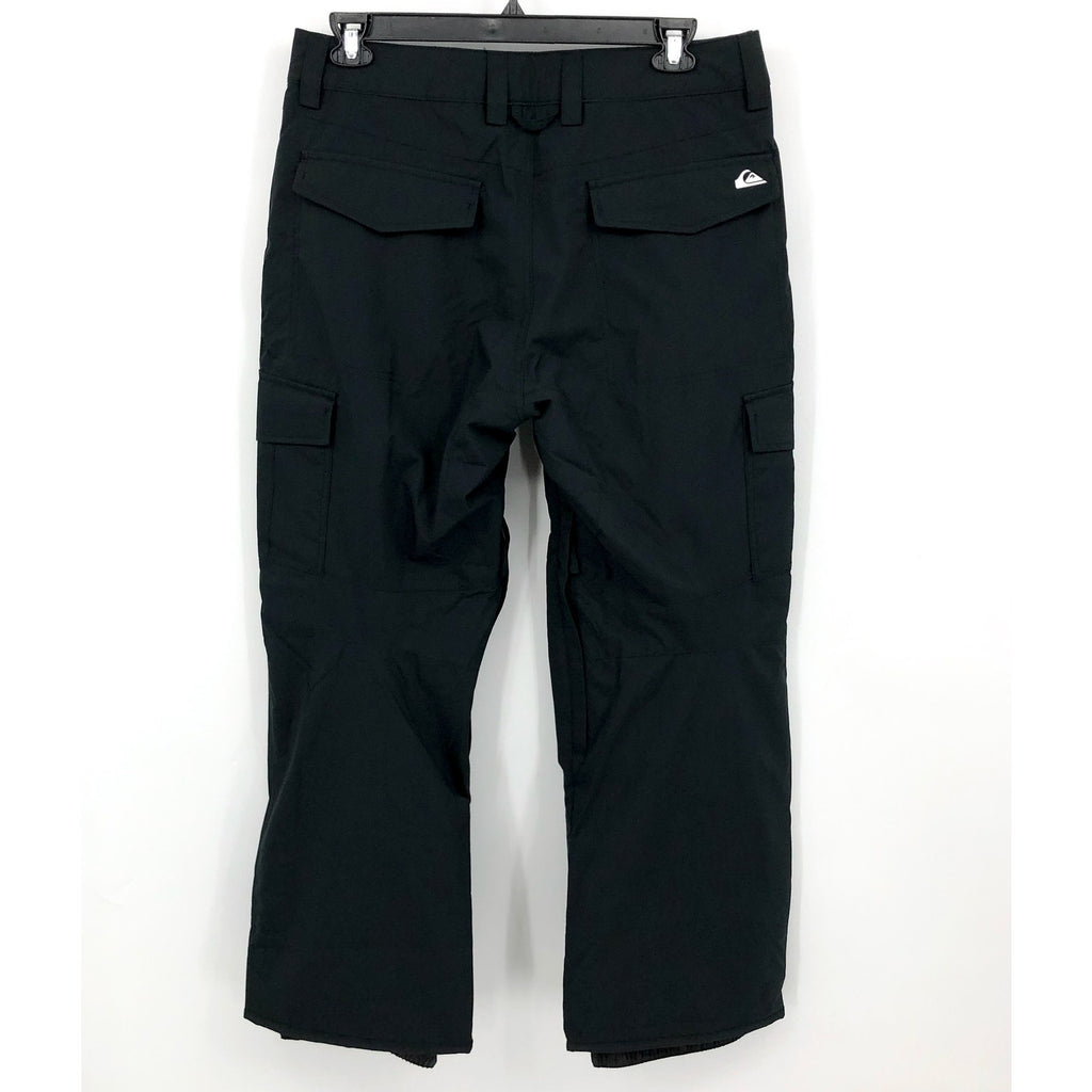 QUICKSILVER Men's Porter Snow Pants Large Black Waterproof Outdoor NWT
