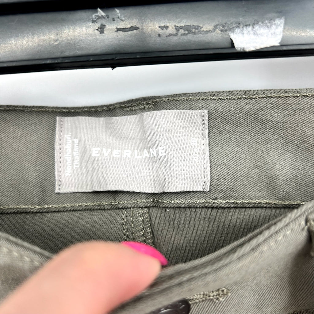 EVERLANE Men's The Performance 5-Pocket Pants 30x30 Green Business Casual NWT