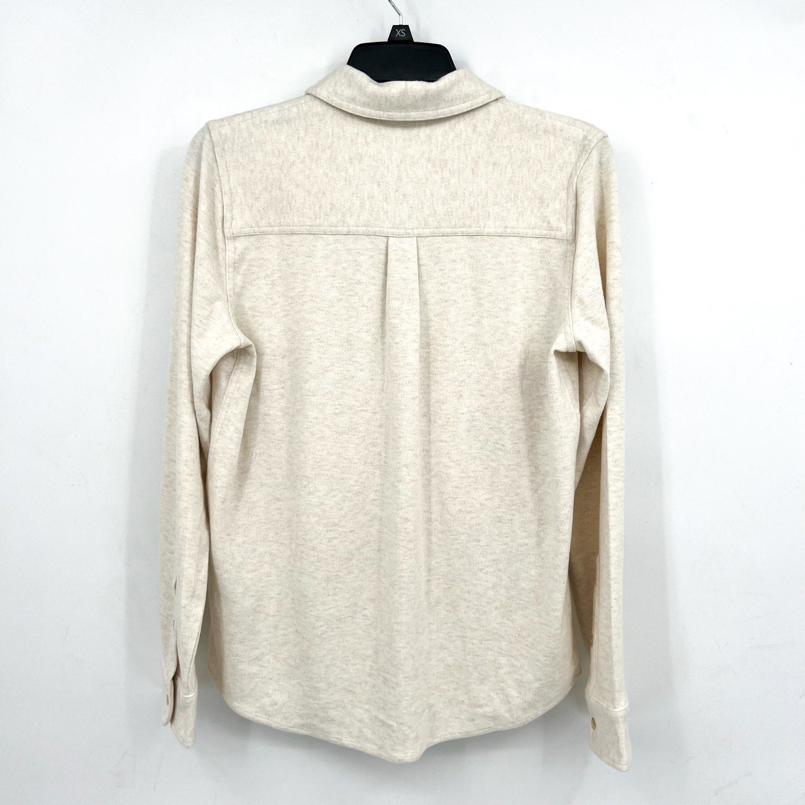 FAHERTY Men's Legend Sweater Shirt Small Off White Heather Long Sleeve NWT