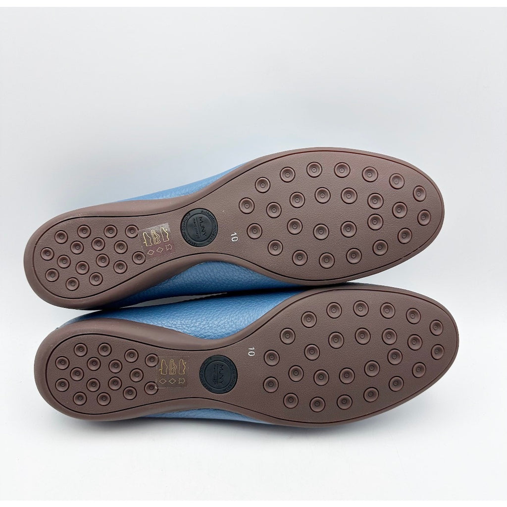 Marc Joseph New York Womens Beverley Road Loafers Size 10 EU 41 Blue Leather NIB