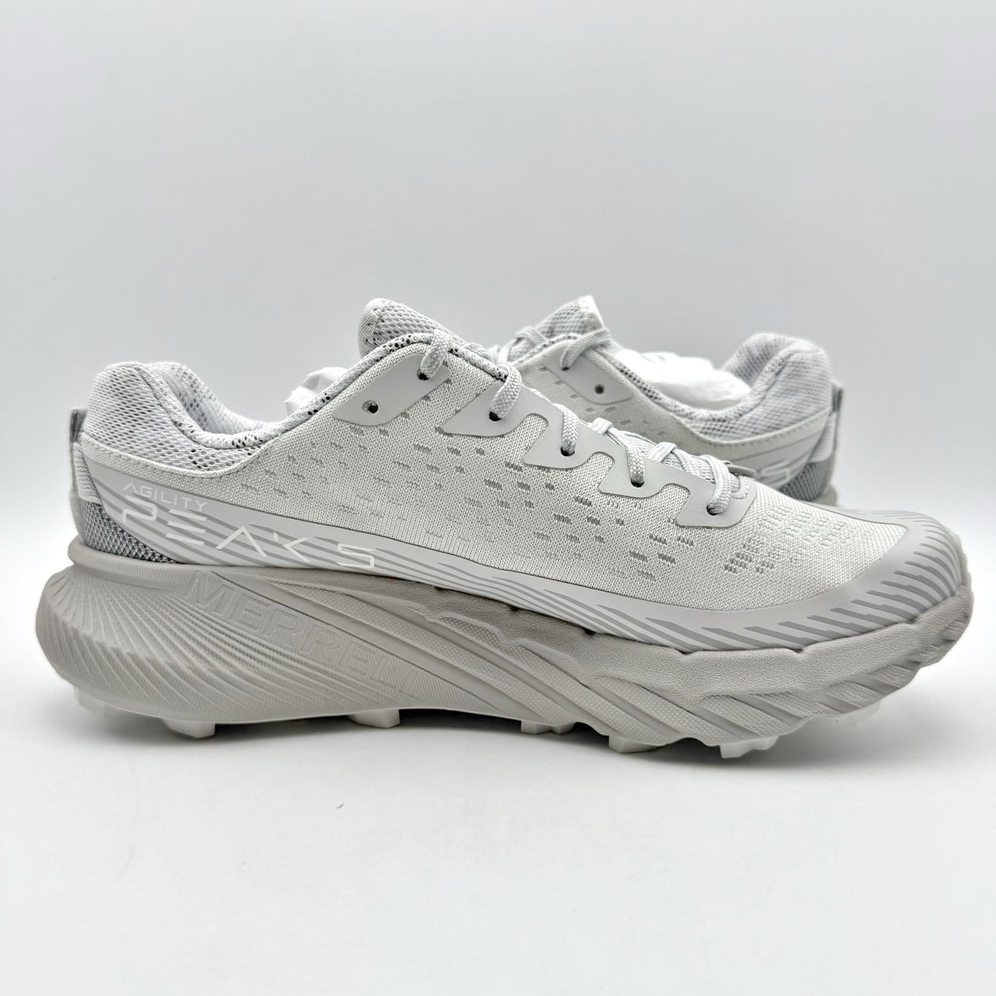 Merrell Womens Agility Peak 5 Trail Running Sneaker US 8.5 M Gray Athletic NIB