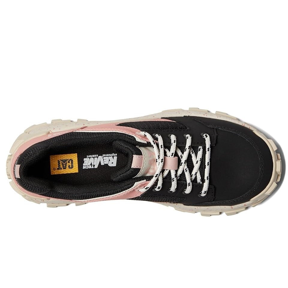 Caterpillar Womens Invader Sport CT Work Sneakers Size 9 M Black Pink SR NWOB