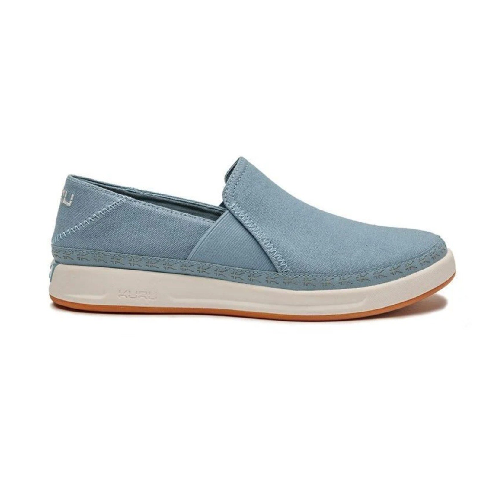 KURU Womens Roam Atla Slip On Sneaker Size 7.5 Blue Fog Bright White NIB