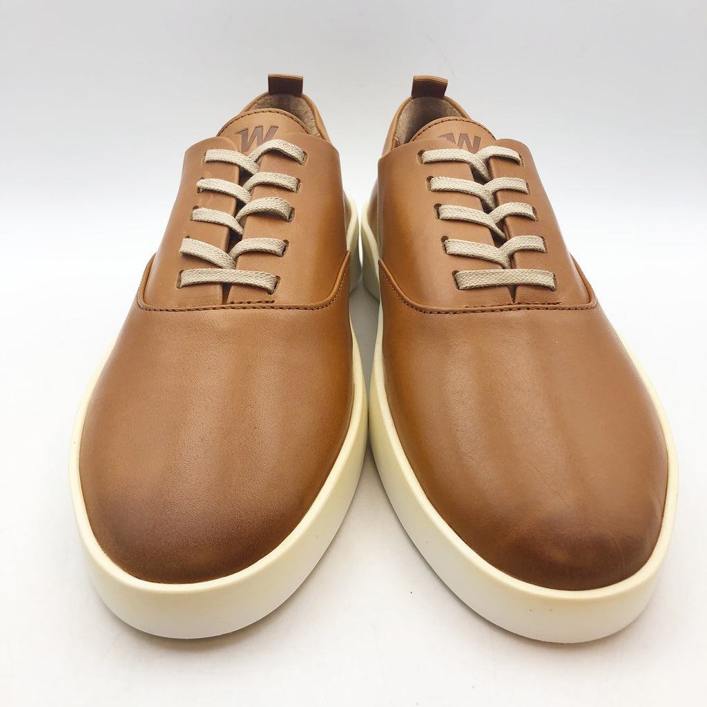 Wolf & Shepherd Womens Cruise Sneakers US 9 EU 40.5 Brown Leather NIB