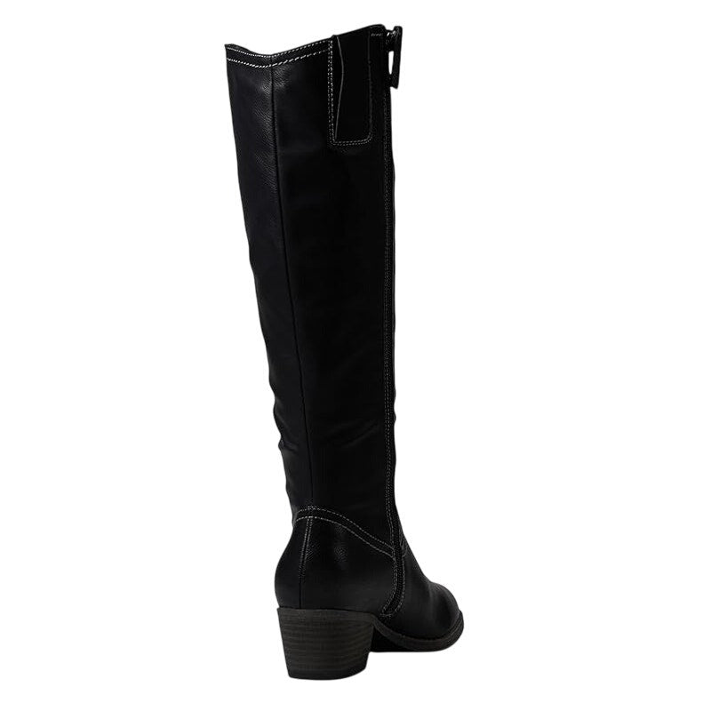 SOUL Naturalizer Womens Zoya Boots US 8 Wide Black Knee High NIB