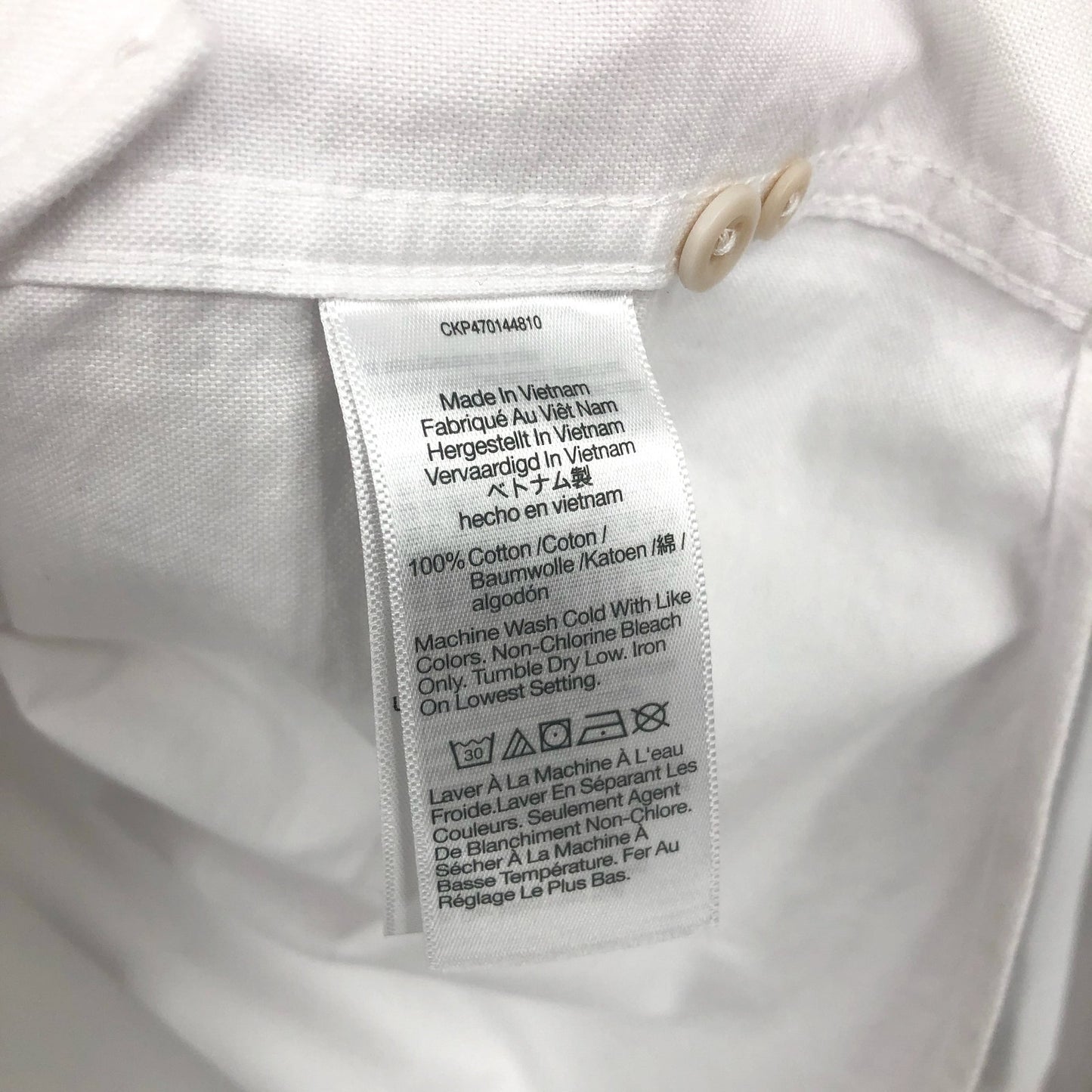 MADEWELL Men's The Vintage-Worn Oxford Shirt XS White Lighthouse NJ710 NWT