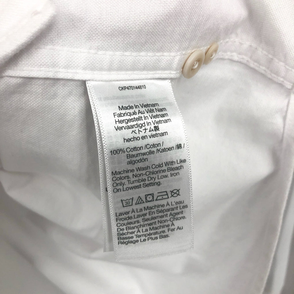MADEWELL Men's The Vintage-Worn Oxford Shirt XS White Lighthouse NJ710 NWT