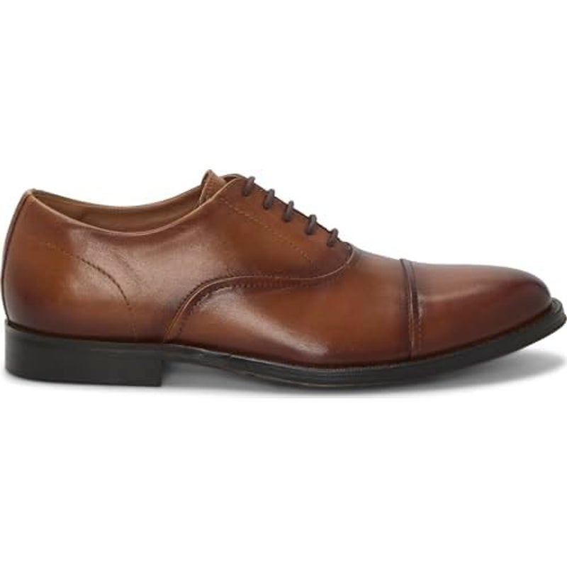Vince Camuto Mens Urii Cap Toe Oxfords Size 9 EU 42 Saddle Brown Leather NIB