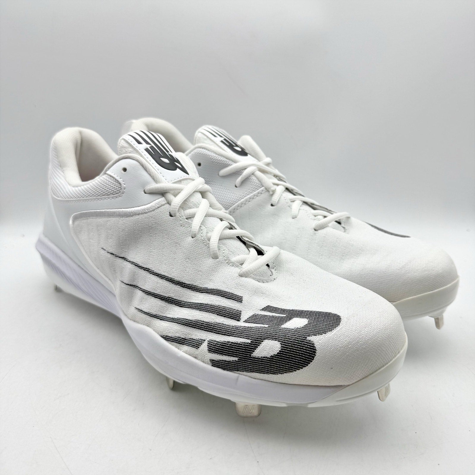 New Balance Mens Fuel Cell L4040v6 Low Metal Baseball Cleats US 13 D White NWOB