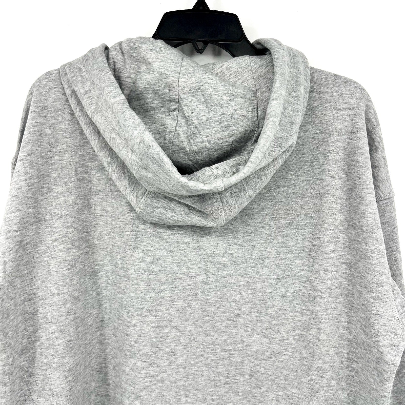CALVIN KLEIN Women's Logo Hoodie Medium Pearl Grey Pullover Sweatshirt NWT