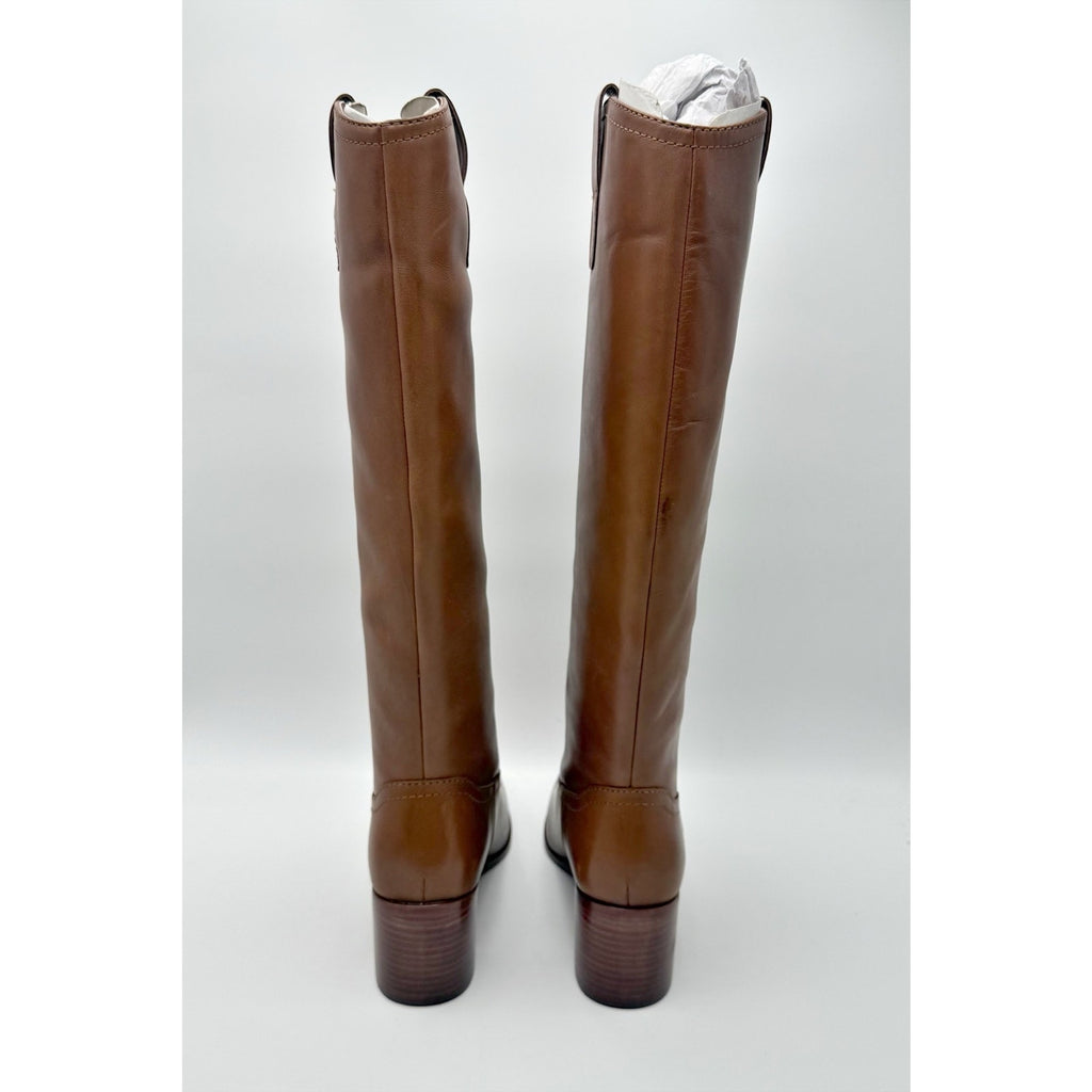 Lauren Ralph Lauren Womens Carla Knee High Boots US 5.5 B Brown Leather NIB