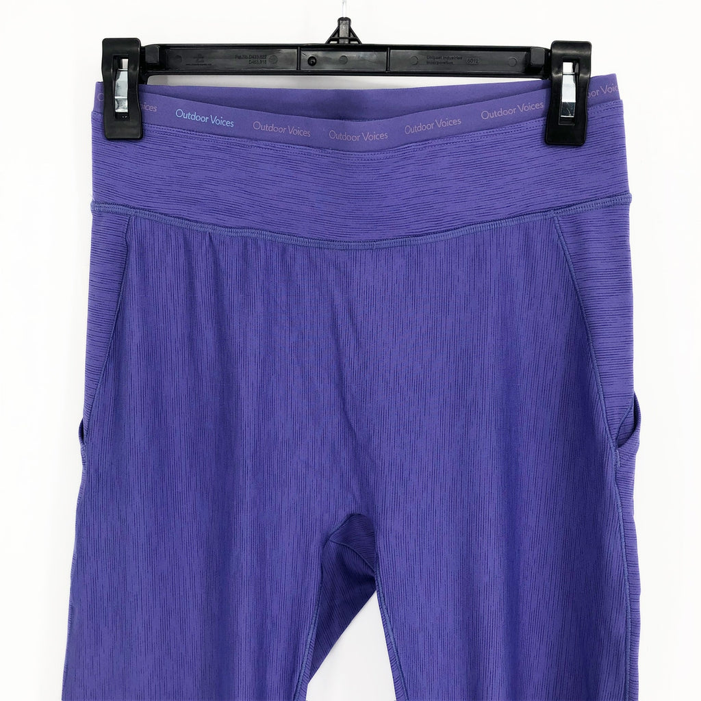 OUTDOOR VOICES TechSweat Thrive 7/8 Leggings Small Violet Purple High Waist NWT