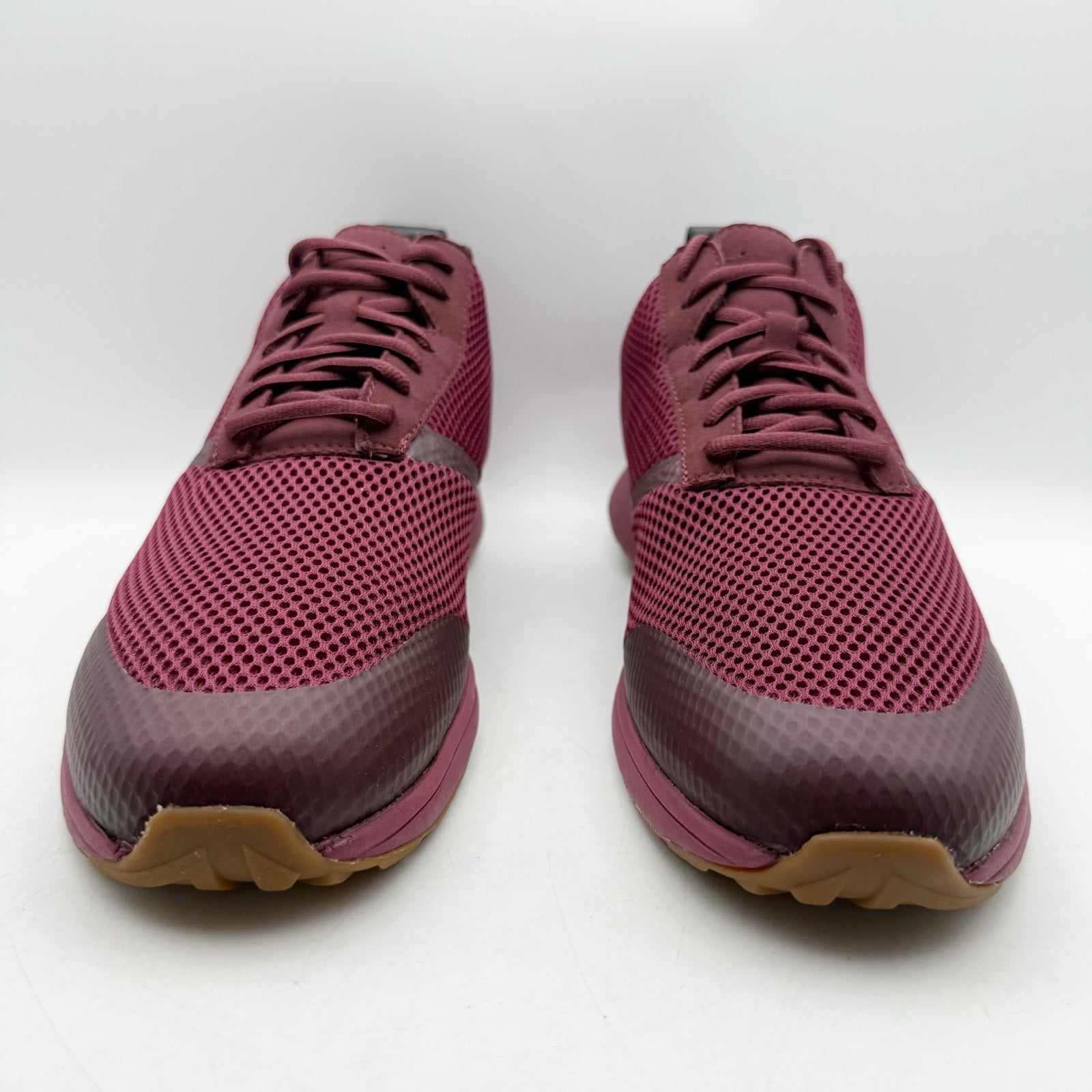 YORK Athletics Mens The Henry Mid Trainer Sneakers US 12 Red Black NIB