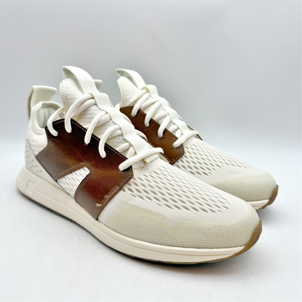 York Athletics The Frank Trainer Sneakers Womens 8.5 Mens 7 Tan White NIB