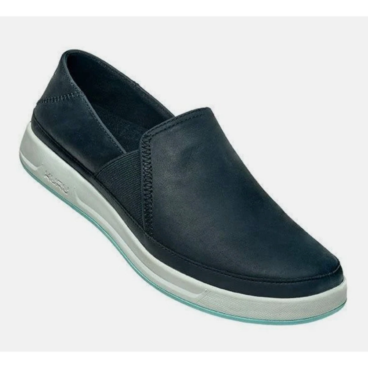 KURU Womens Roam Atla Slip On Sneakers Size 10.5 EU 42 Jet Black Leather NIB