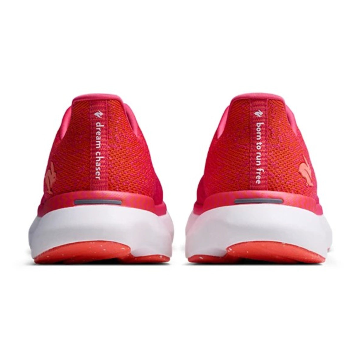 Rabbit Womens Dream Chaser Running Shoes Size 8.5 Pink Red Athletic Sneakers NIB