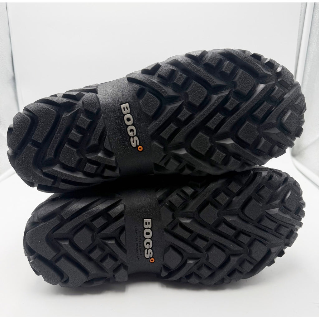 Bogs Men's Workman 17 Boots Size 9 EU 42 Black Comp Toe Insulated Waterproof NIB