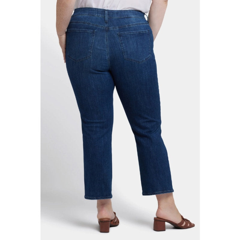 NYDJ Women's Marilyn Straight Ankle Jeans 26W Ibiza Blues High Rise NWT
