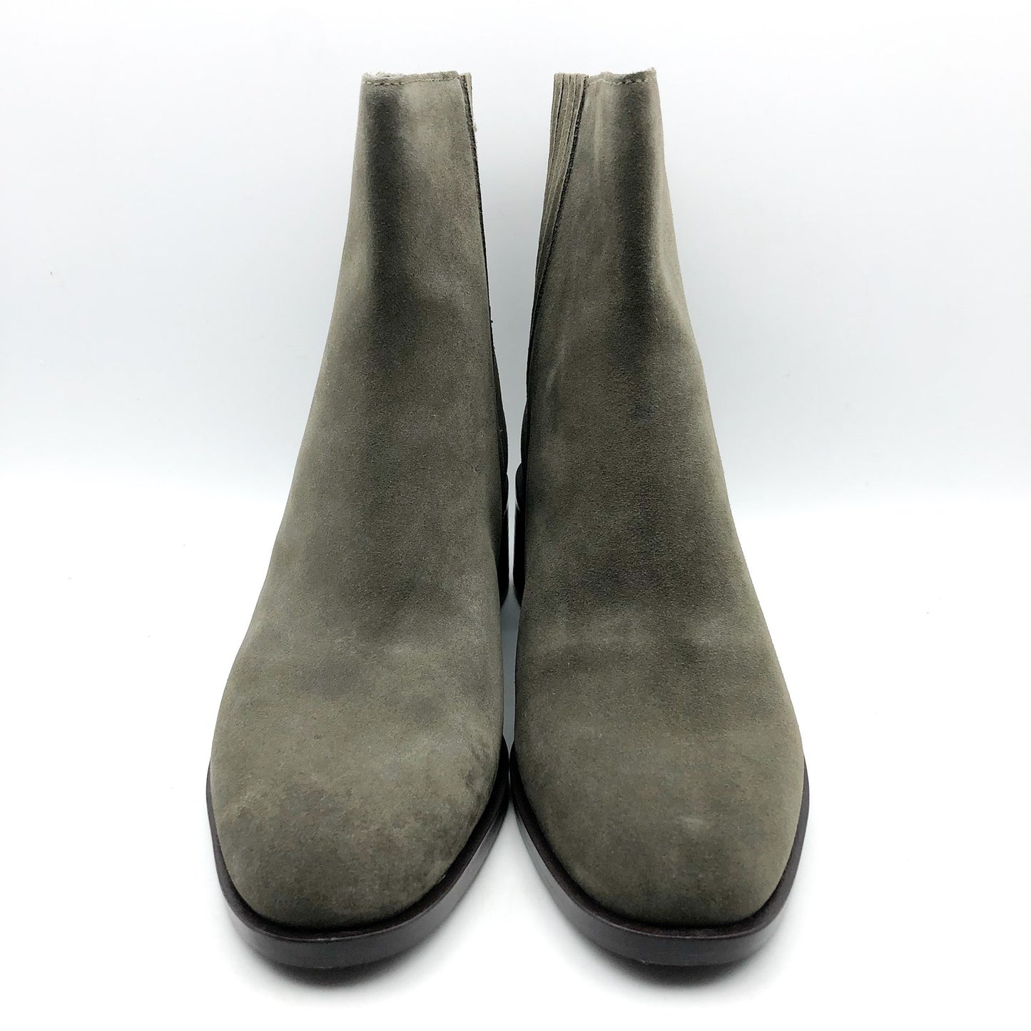 DOLCE VITA Women's Linny H2O Bootie Size 8.5 Olive Grey Suede Waterproof NIB