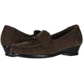SAS Womens Taylor Wedge Loafers Size 12 M EU 42.5 Brown Leather NIB