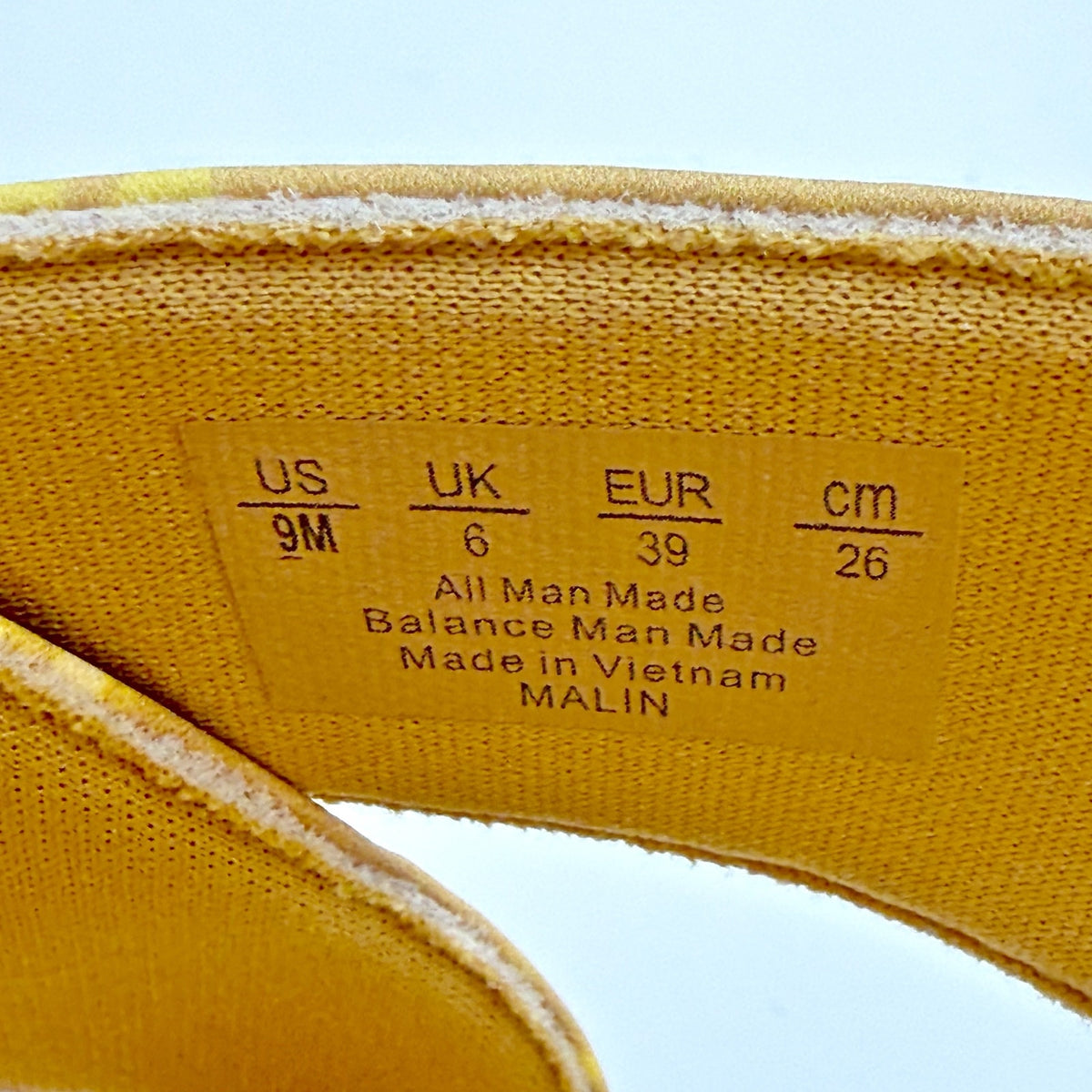 Ryka Womens Malin Slide Sandals Size 9 M EU 39 Yellow Print Comfort NIB