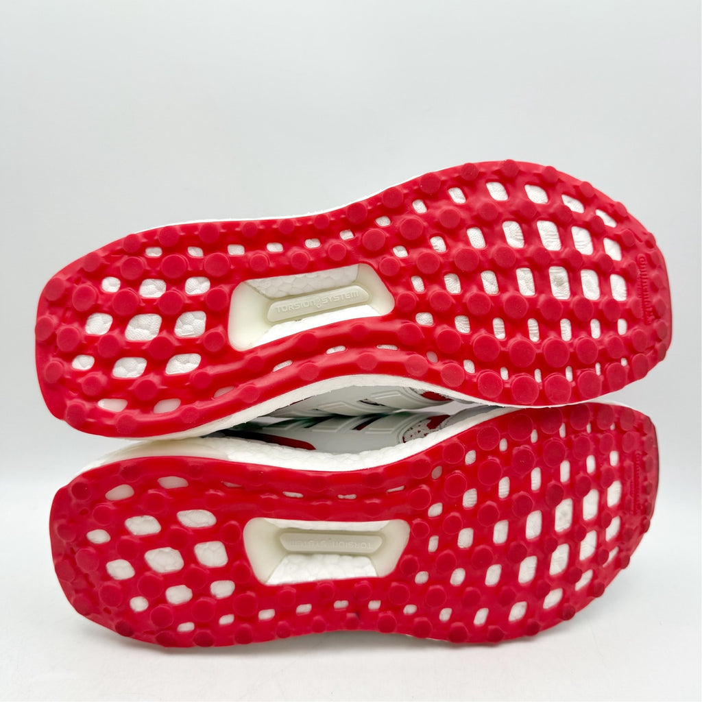 Adidas Womens Ultraboost 1.0 Running Shoes US 9 White Red Athletic NWOB