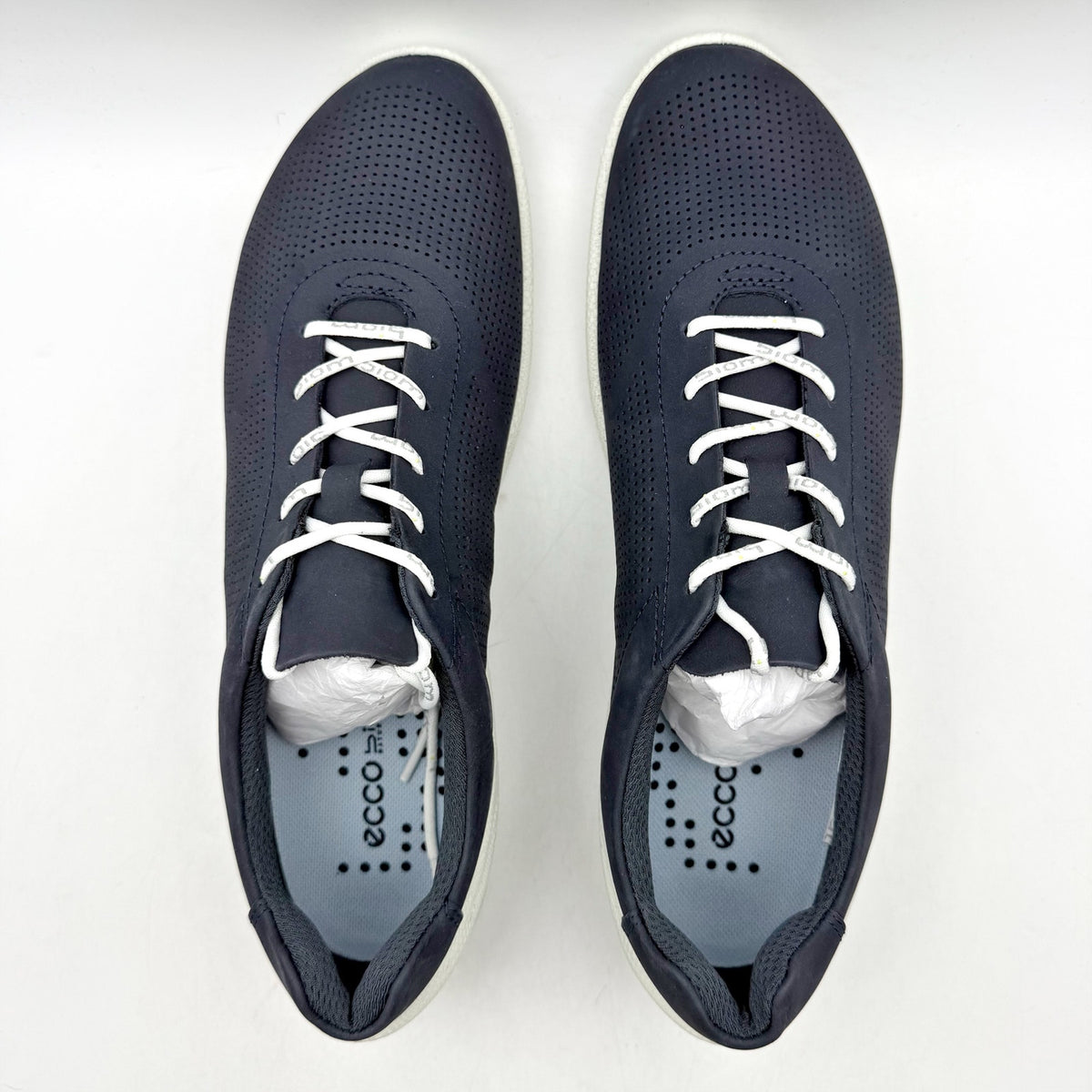 ECCO Sport Womens BIOM Lite Cross Trainers EU 41 US 10.5 Navy Blue Sneaker NIB