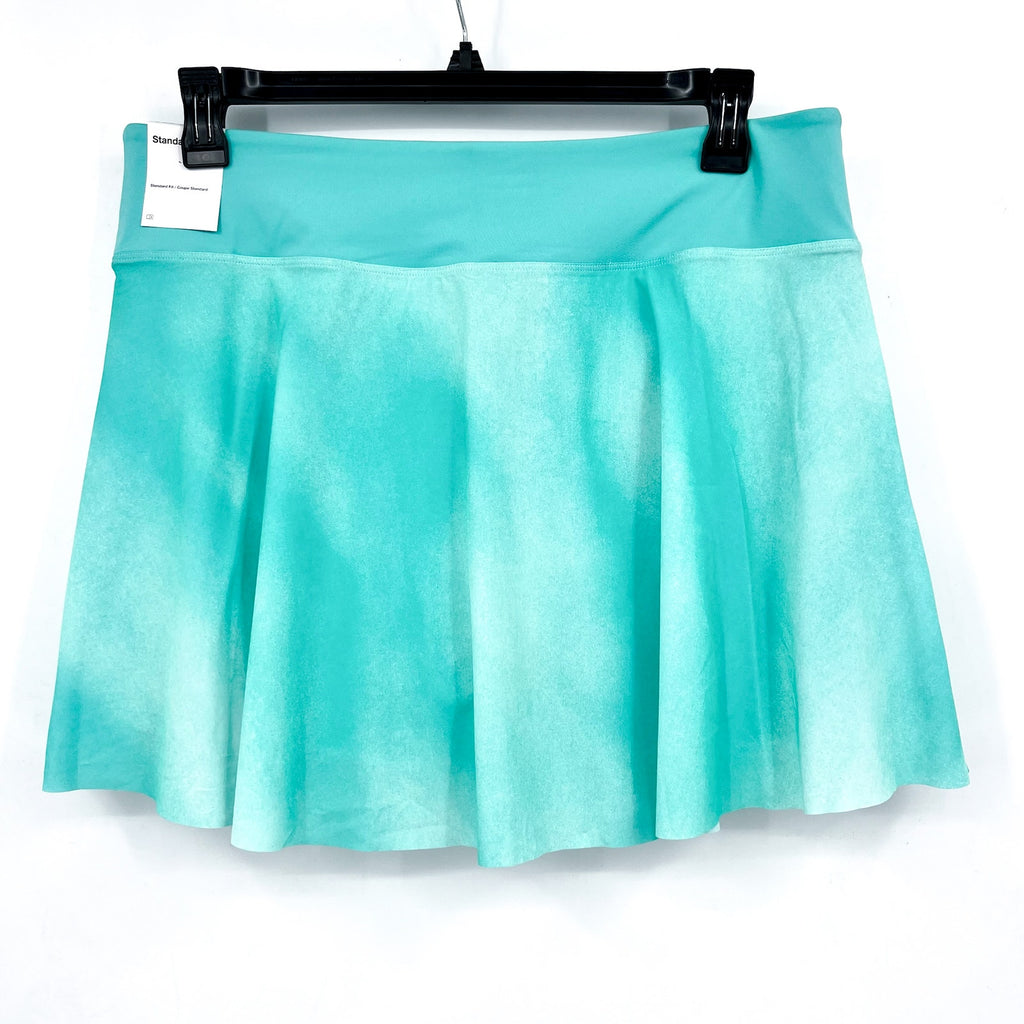 NIKE Women's Dri-Fit  Pleated Tennis Skirt Large Glacier Blue Print Skort NWT