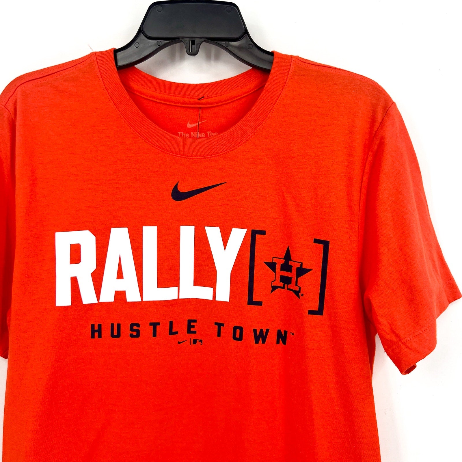 NIKE Mens Houston Astros Rally Home Graphic T-shirt Small Orange NWT