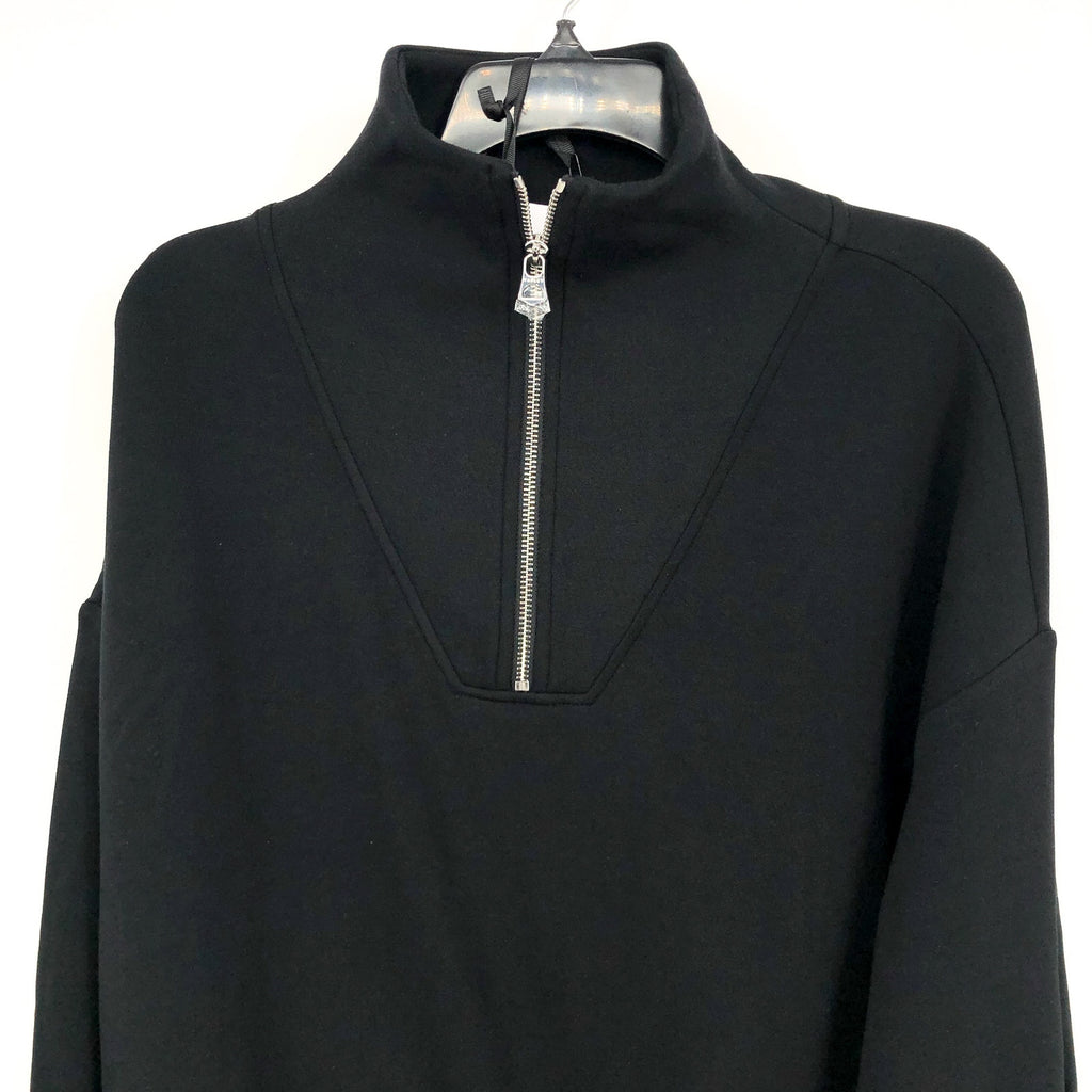 VARLEY Women's Hawley Half Zip Sweatshirt Small Black DoubleSoft NWT