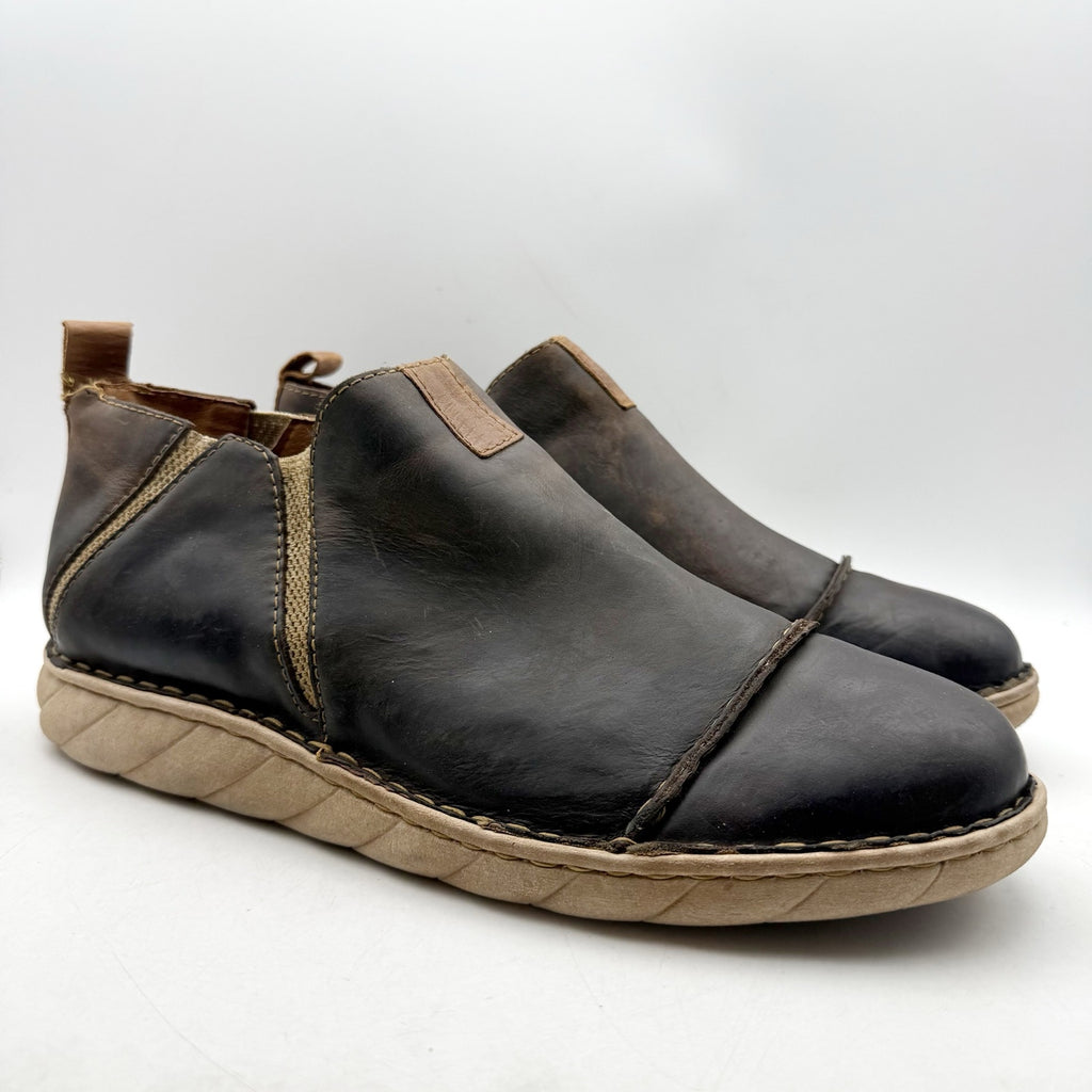 Tony Lama Mens Ankle Boots US 14 EU 47 Brown Leather NWOB