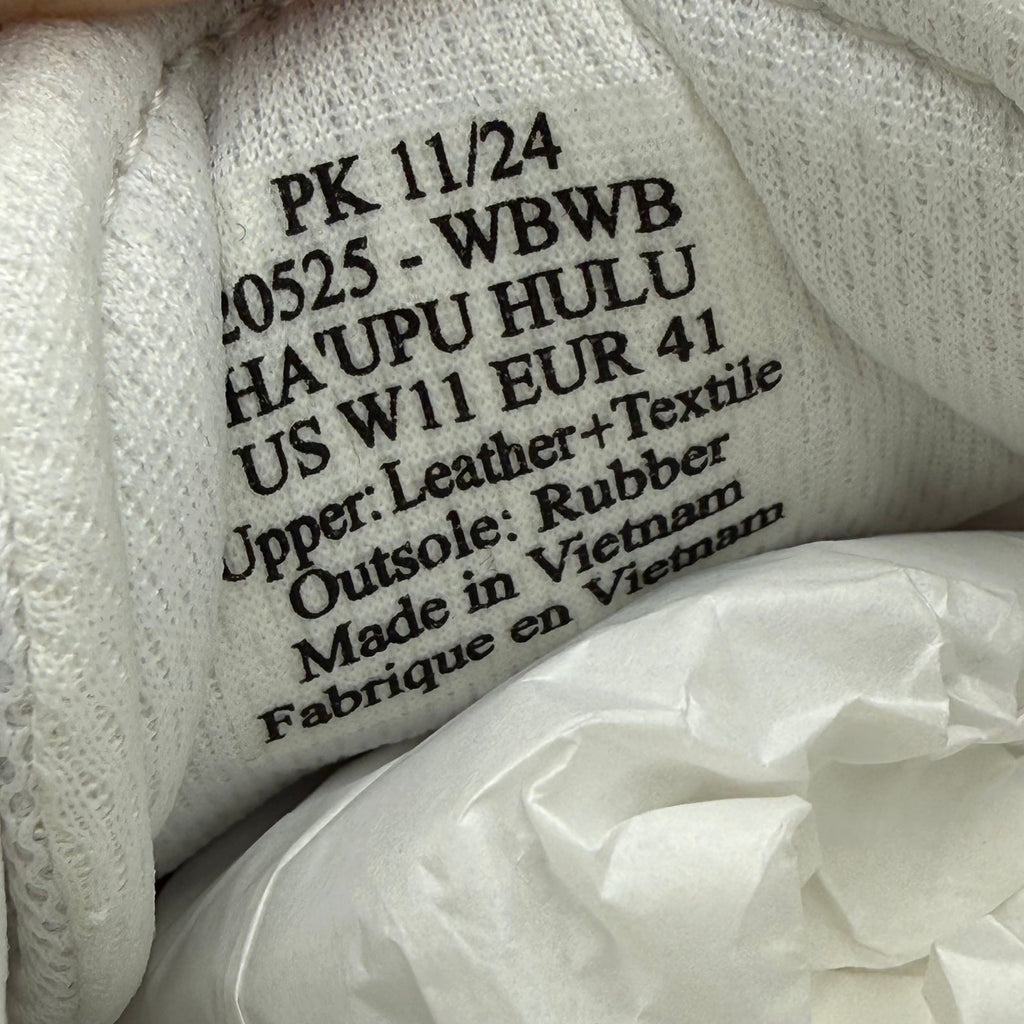 OluKai Womens Ha'upu Hulu Casual Sneakers Size 11 EU 41 Bright White NIB