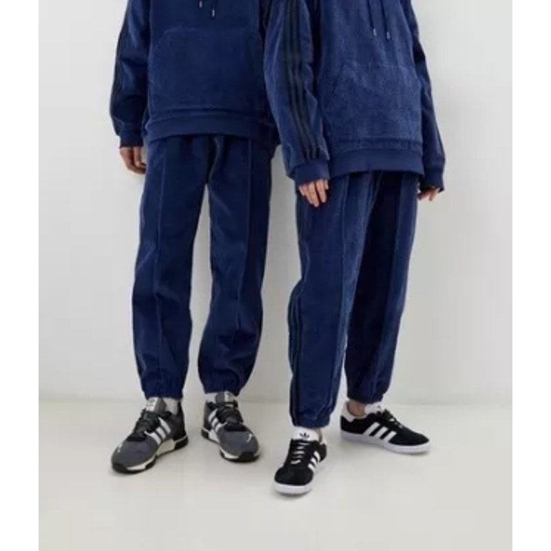 ADIDAS X Ivy Park Unisex Corduroy Sweat Pants XL Dark Blue Heavyweight NWT