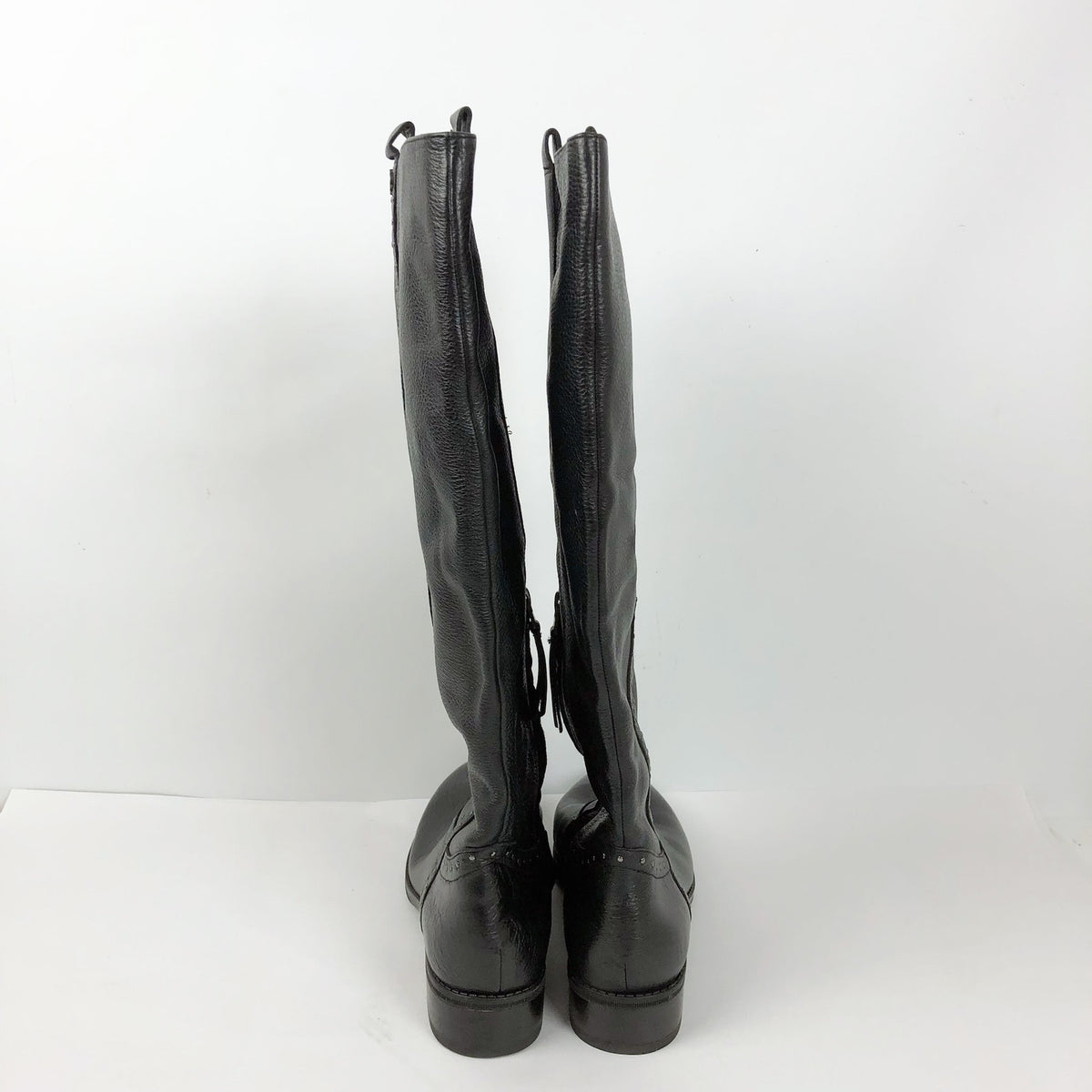 Sam Edelman Womens Prina 2 Knee High Boots 9.5 M WIDE CALF Black Leather NWOB