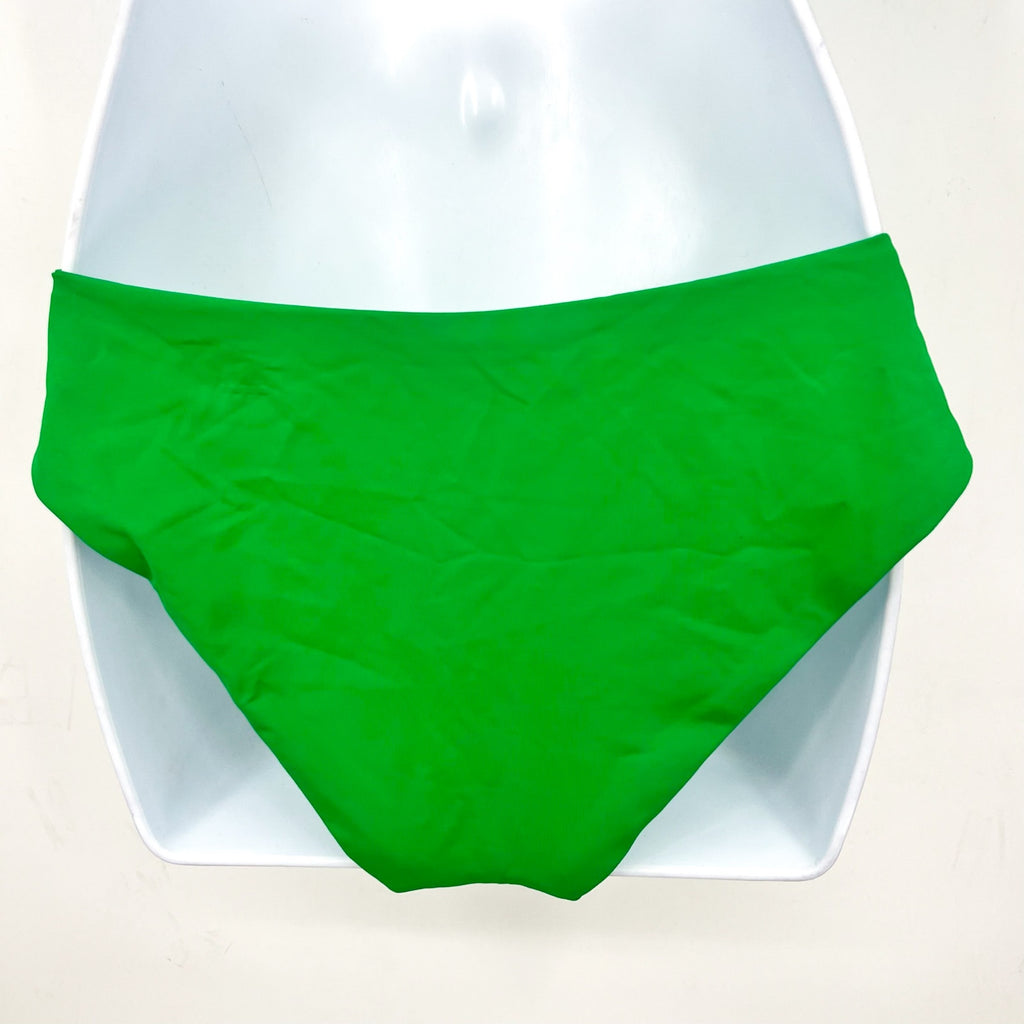 BECCA Women's Ring Hipster Bikini Bottom Large Evergreen Marble Canyon NWT