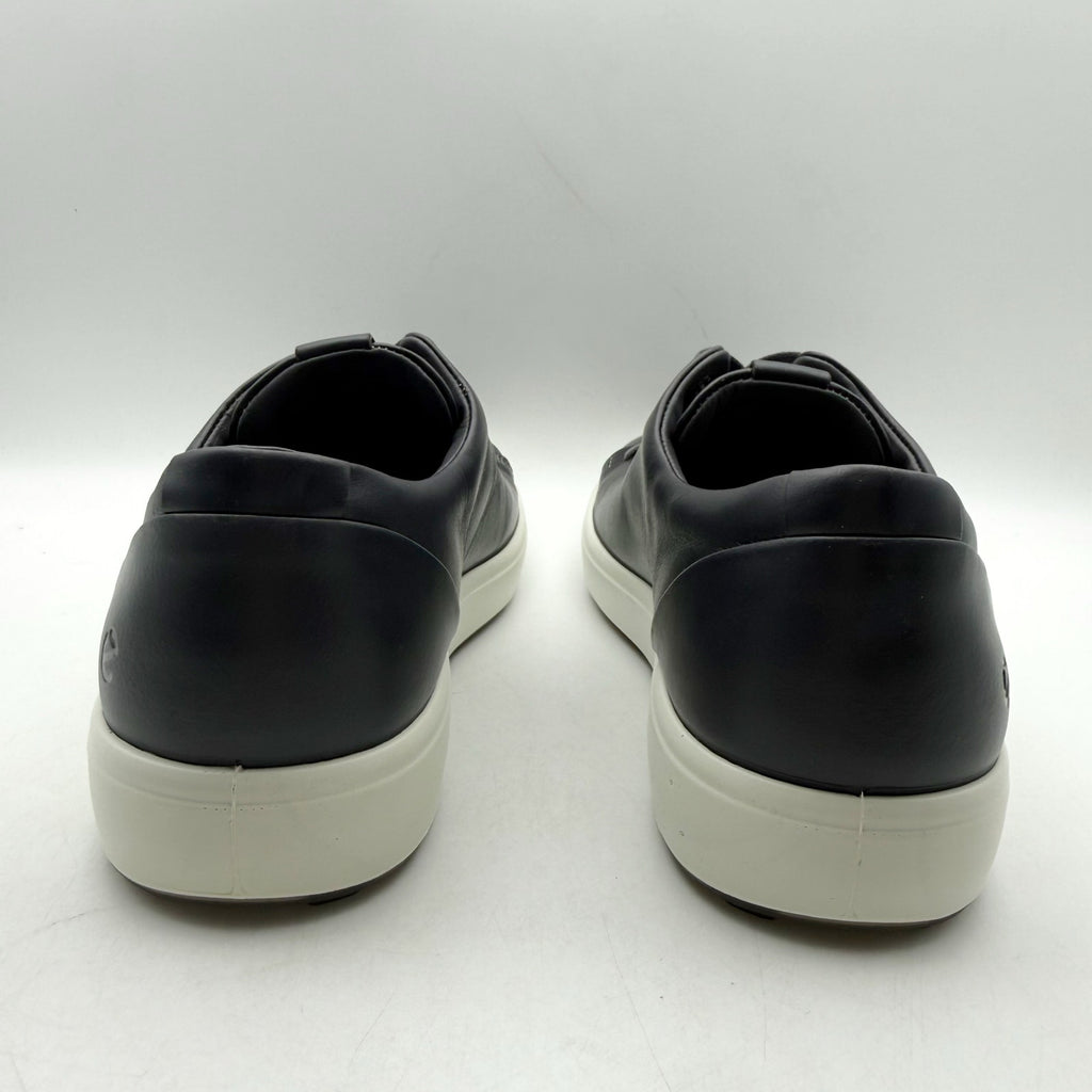 ECCO Mens Soft 7 Premier Sneakers EU 43 US 9-9.5 Black Leather NIB