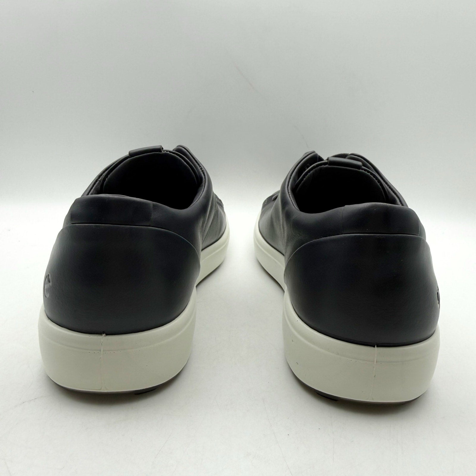 ECCO Mens Soft 7 Premier Sneakers EU 43 US 9-9.5 Black Leather NIB