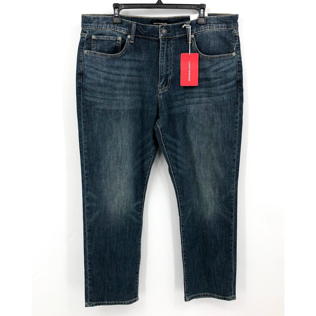 LUCKY BRAND Men's 223 Straight Jeans 34x32 Lynwood Blue Advanced Stretch NWT