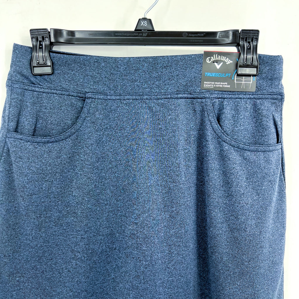 CALLAWAY Women's TrueSculpt Golf Skort Small Blue Heather Navy NWT